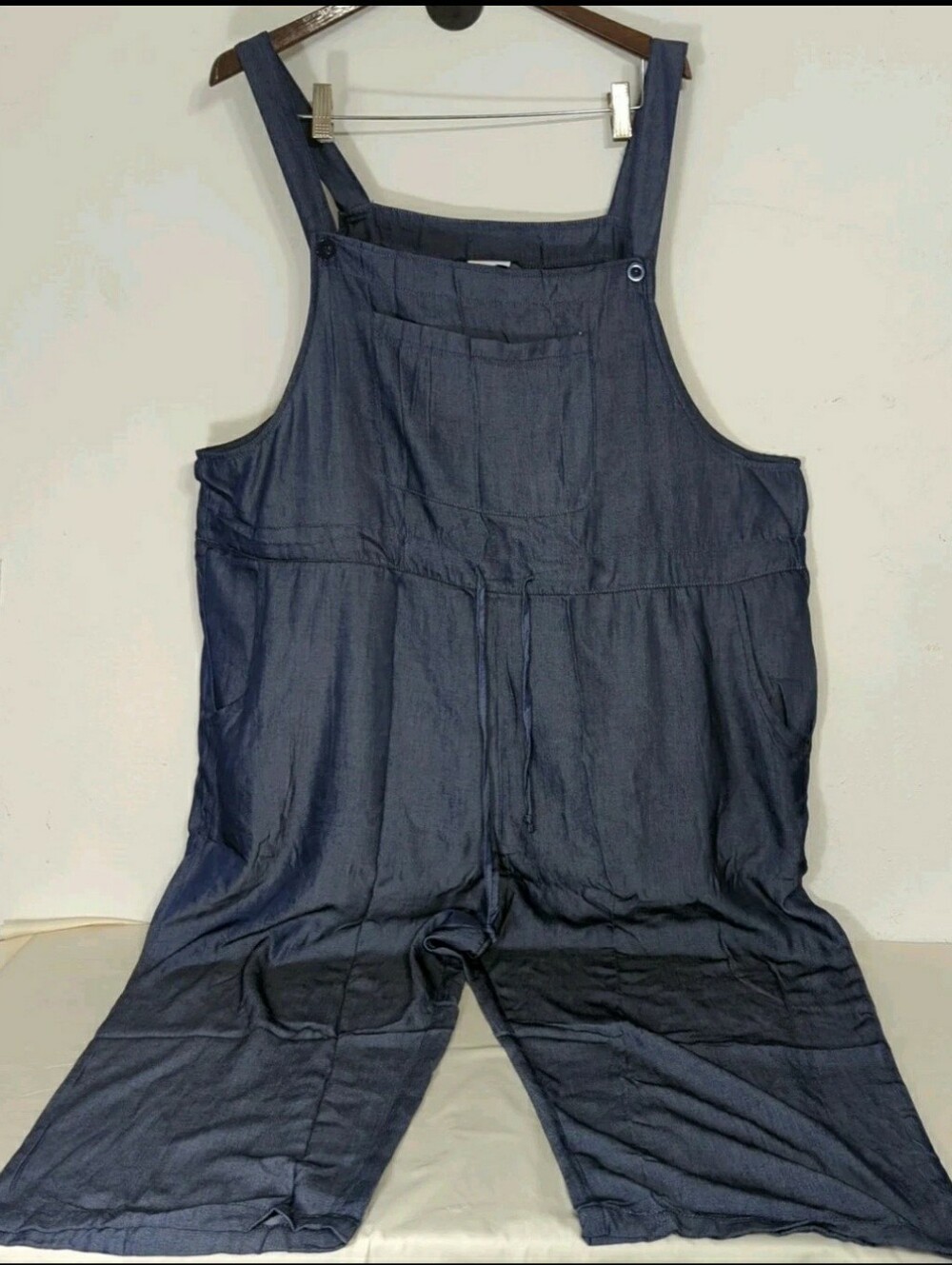 Lularoe Juliet Jumpsuit Chambray Collection Dark Blue XL NWT